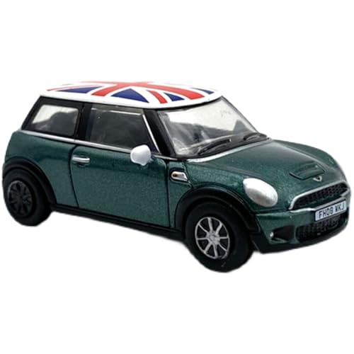 1/76 Für BRG Grün MiniCooper Auto Modellbausatz Legierung Spielzeug Geschenk Sammlung Ornamente Druckgussmodelle Motorfahrzeuge von DUEVEL