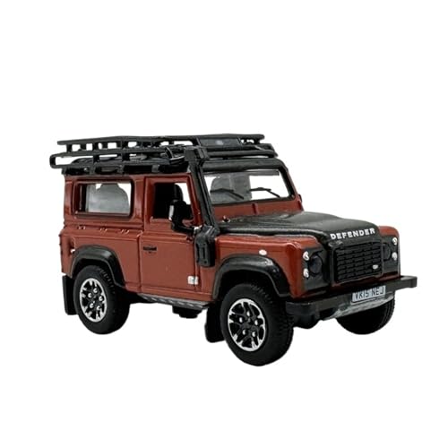 1/76 Für Land Rover Defender 90 Orange Geländewagen Auto Bausatz Blau Legierung Spielzeug Geschenk Druckgussmodelle Motorfahrzeuge von DUEVEL