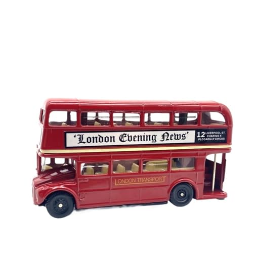 1/76 Londoner Doppeldeckerbus, Roter Legierungsmodellbausatz, Spielzeugauto-Geschenkkollektion Druckgussmodelle Motorfahrzeuge 1/76 Londoner Doppeldeckerbus, Roter Legierungsmodellbausatz, Spielzeugauto-Geschenkkollektion Druckgussmodelle Motorfahrzeuge von DUEVEL