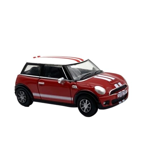 1/76 Mini Coupe Sportwagen Mini Chilli Red Auto Legierung Modellbausatz Spielzeugauto Geschenkkollektion Druckgussmodelle Motorfahrzeuge von DUEVEL