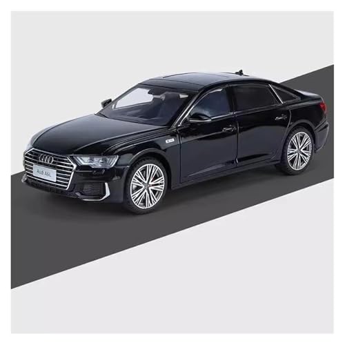 1 18 28CM Für A6 Legierung Auto Modell Simulation Sound Und Licht Zurückziehen Spielzeug Auto Jungen Urlaub Geschenk Ornament Schaufenster Druckgussmodelle Motorfahrzeuge(Schwarz) von DUEVEL