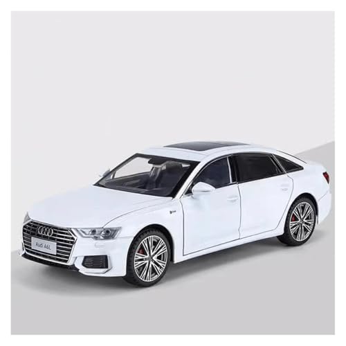 1 18 28CM Für A6 Legierung Auto Modell Simulation Sound Und Licht Zurückziehen Spielzeug Auto Jungen Urlaub Geschenk Ornament Schaufenster Druckgussmodelle Motorfahrzeuge(Weiß) von DUEVEL