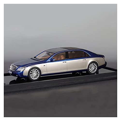 DUEVEL 1 18 Diecast Fahrzeug Für Maybach 62S Landaulet Simulation Legierung Luxusautomodell Sammlerstücke Aus Metall Druckgussmodelle Motorfahrzeuge(Blau) von DUEVEL