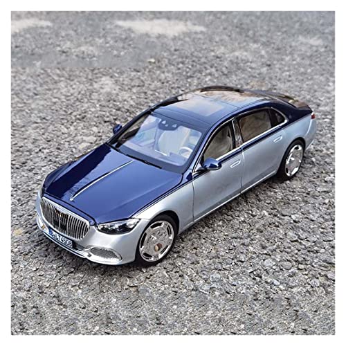 1 18 Diecast Fahrzeug Für Maybach S680 2021 Legierungssimulation Luxusautomodell Sammlermetallornamente Druckgussmodelle Motorfahrzeuge(Blau) von DUEVEL