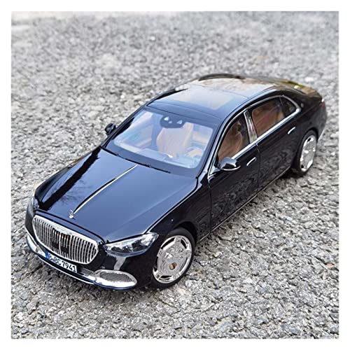 1 18 Diecast Fahrzeug Für Maybach S680 2021 Legierungssimulation Luxusautomodell Sammlermetallornamente Druckgussmodelle Motorfahrzeuge(Schwarz) von DUEVEL