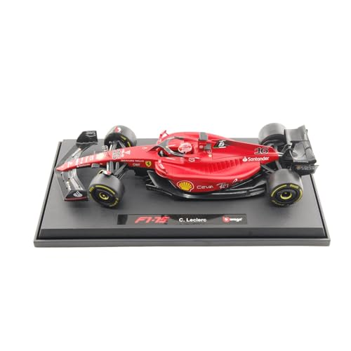 1 18 Für 2022 Ferrari F1-75 No16 Leclerc #55 Sainz One Simulierte Legierung Die-cast Auto Modell Sammler Geschenk Druckgussmodelle Motorfahrzeuge(2) von DUEVEL