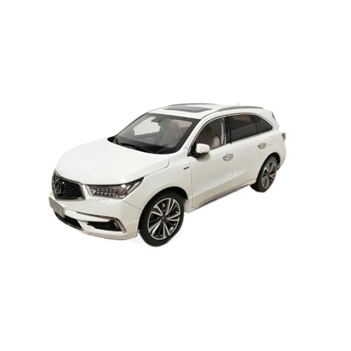 1 18 Für Acura MDX Simulation Legierung Auto Modell Diecast Spielzeug Sammeln Ornament Souvenir Feine Ornamente Druckgussmodelle Motorfahrzeuge(White) von DUEVEL