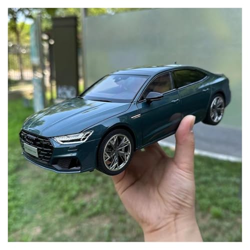 1 18 Für Audi A7L A7 Metalllegierung Automodell Druckgussmodell Erwachsene Dekoration Sammlerstück Geschenk Statische Druckgussmodelle Motorfahrzeuge(Blau) von DUEVEL