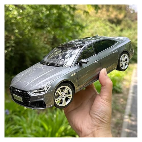 1 18 Für Audi A7L A7 Metalllegierung Automodell Druckgussmodell Erwachsene Dekoration Sammlerstück Geschenk Statische Druckgussmodelle Motorfahrzeuge(Gray) von DUEVEL