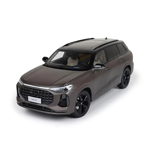 1 18 Für Audi Q6 2022 Edition Geländewagen Legierung Automodell Fertige Emulation Automobil-Sammlung Geschenke Druckgussmodelle Motorfahrzeuge(Brown) von DUEVEL