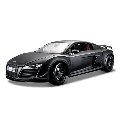 1 18 Für Audi R8 Mattschwarze Legierung Druckguss Statisches Modellauto Handwerk Sammlungsanzeige Geschenk Druckgussmodelle Motorfahrzeuge von DUEVEL