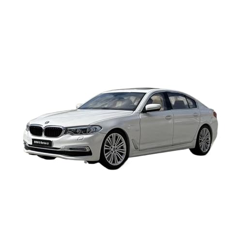1 18 Für BMW 5er 525 G38 540Li Auto Legierung Druckguss Modellauto Spielzeug Sammlung Ornamente Geschenk Mini Simulation Auto Druckgussmodelle Motorfahrzeuge(White) von DUEVEL