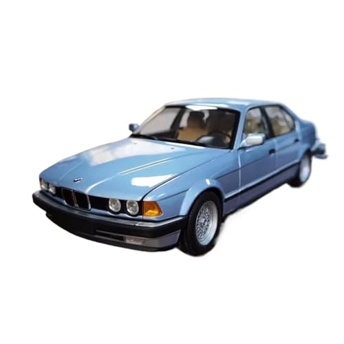1 18 Für BMW 7er 730i E32 1986. Klassisches Statisches Legierungsautomodell, Druckguss-Modellauto-Sammlungsornamente Druckgussmodelle Motorfahrzeuge(Sky Blue) von DUEVEL