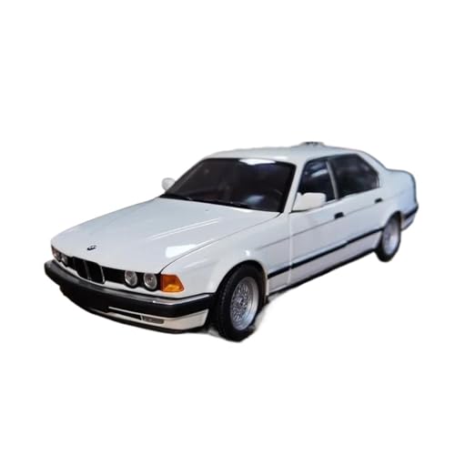 1 18 Für BMW 7er 730i E32 1986. Klassisches Statisches Legierungsautomodell, Druckguss-Modellauto-Sammlungsornamente Druckgussmodelle Motorfahrzeuge(White) von DUEVEL