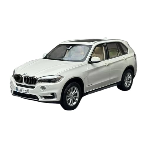 1 18 Für BMW X5 F15 Druckguss Legierung Auto Modell Sammlung Souvenir Display Ornamente Auto Enthusiasten Fahrzeug Druckgussmodelle Motorfahrzeuge(White) von DUEVEL