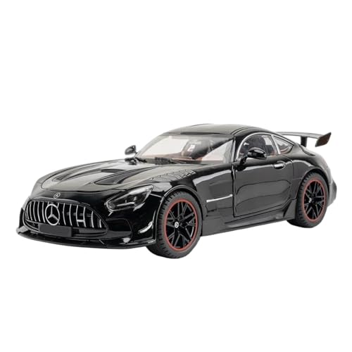 1 18 Für Benz-GT GTR Legierung Rennwagen Modell Druckguss Metall Sportwagen Modell-Enthusiasten Simulation Sammlerstücke Druckgussmodelle Motorfahrzeuge(Schwarz) von DUEVEL
