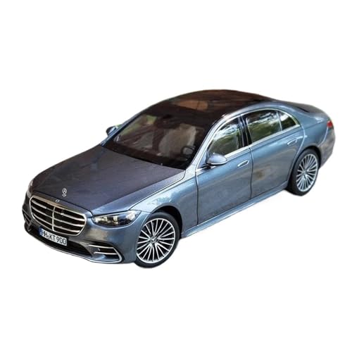 1 18 Für Benz S600 S-Klasse W223 2021 Legierung Auto Modell Luxus Auto Diecast Modell Auto Sammlerstücke Dekorationen Druckgussmodelle Motorfahrzeuge(Gray) von DUEVEL