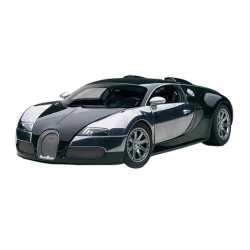 1 18 Für Bugatti Veyron Sports Diecast Legierung Auto Modell Metall Sportwagen Modell Fahrzeug Sammlung Dekoration Druckgussmodelle Motorfahrzeuge(Silber) von DUEVEL