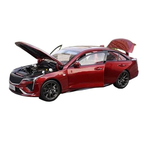 1 18 Für CT4 CT5 Fahrzeug Legierung Auto Modell Diecast Metall Klassische Sammlung Dekoration Souvenir Display Druckgussmodelle Motorfahrzeuge(Red) von DUEVEL