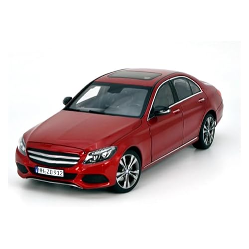 1 18 Für Cale Diecast Alloy Red 2015 Benz C200 Class Cars Classics Nostalgie-Souvenir Für Erwachsene, Statische Anzeige Druckgussmodelle Motorfahrzeuge von DUEVEL