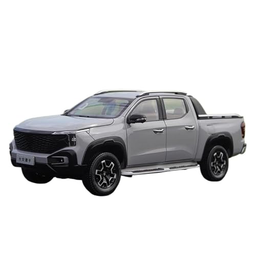 1 18 Für Changan Hunter Pickup Truck Modell 2024 Pickup Truck Legierung Simulation Auto Modell Sammlung Dekoration Druckgussmodelle Motorfahrzeuge(Gray) von DUEVEL