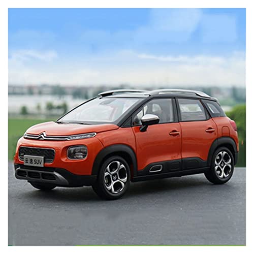 1 18 Für Citroen C4 SUV Legierung Diecast Automodell Statische Simulation Erwachsene Sammlerstück Ornament Souvenir Druckgussmodelle Motorfahrzeuge(Orange) von DUEVEL