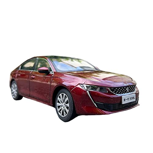 DUEVEL 1 18 Für Dongfeng Peugeot 508L Rote Legierung Druckguss Statisches Modellauto Handwerk Sammlung Geschenk Druckgussmodelle Motorfahrzeuge von DUEVEL