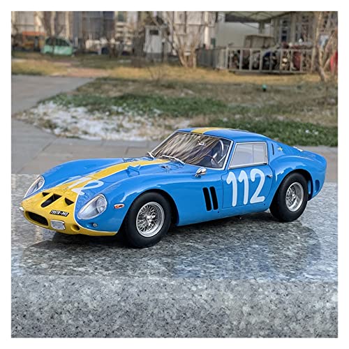 1 18 Für Ferrari 250GTO Simulation Legierung Rennwagen Modell Statisches Fahrzeug Sammlerstück Souvenirs Ornament Druckgussmodelle Motorfahrzeuge(Blau) von DUEVEL