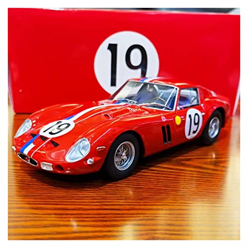 1 18 Für Ferrari 250GTO Simulation Legierung Rennwagen Modell Statisches Fahrzeug Sammlerstück Souvenirs Ornament Druckgussmodelle Motorfahrzeuge(Rot) von DUEVEL