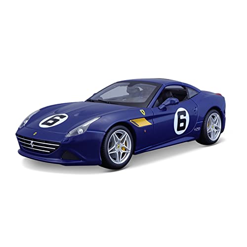 1 18 Für Ferrari California T Blau Legierung Diecast Modellsimulation Statische Auto Ornament Männer Geschenk Druckgussmodelle Motorfahrzeuge von DUEVEL