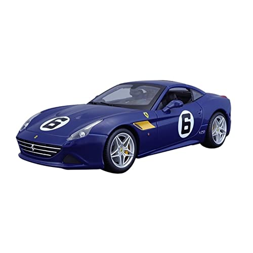 1 18 Für Ferrari California T Legierung Auto Modell Simulation Auto Dekoration Sammlung Geschenk Spielzeug Blau Druckgussmodelle Motorfahrzeuge(A) von DUEVEL