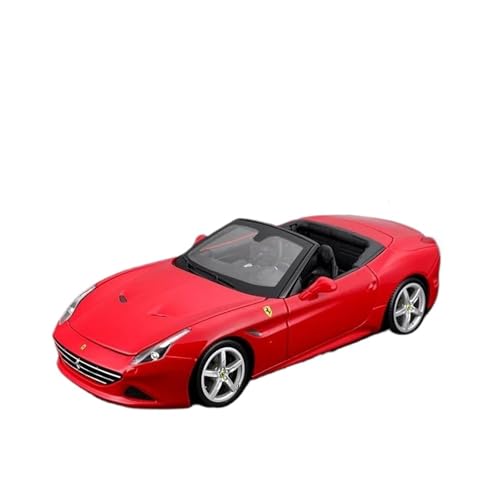 1 18 Für Ferrari California T Sports Cabrio Auto Legierung Druckguss Modell Sammlung Dekoration Ornamente Modell Druckgussmodelle Motorfahrzeuge(Red Uncovered) von DUEVEL
