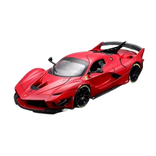 1 18 Für Ferrari FXXK Evo Statisches Automodell Metalllegierung Simulation Automodell Sammlung Ornament Spielzeug Druckgussmodelle Motorfahrzeuge(Rot) von DUEVEL