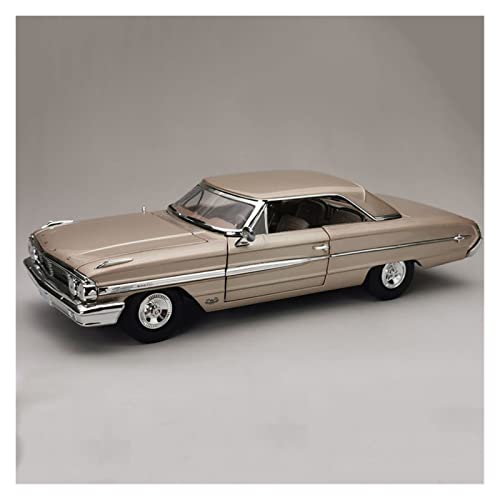 1 18 Für Ford 500XL 1964 Alu-Cabrio-Automodell Die-Cast-Fahrzeugsimulation Für Erwachsene Zum Sammeln Von Souvenirs Druckgussmodelle Motorfahrzeuge(Gold) von DUEVEL