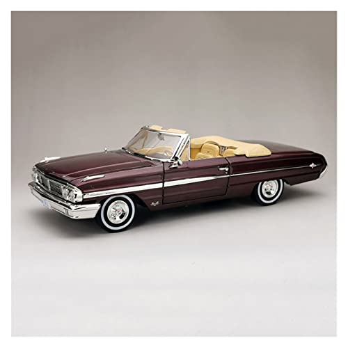 1 18 Für Ford 500XL 1964 Alu-Cabrio-Automodell Die-Cast-Fahrzeugsimulation Für Erwachsene Zum Sammeln Von Souvenirs Druckgussmodelle Motorfahrzeuge(Rot) von DUEVEL