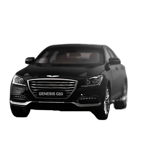 1 18 Für Genesis G80 Limousine Simulation Legierung Auto Modell Sammlerstücke Boutique Ornament Display Geschenk Druckgussmodelle Motorfahrzeuge(Schwarz) von DUEVEL