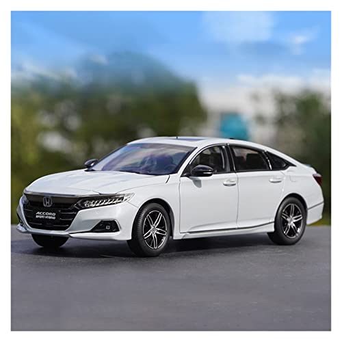 1 18 Für Honda Accord 2022 Legierung Automodell Druckguss Fahrzeugsimulation Erwachsenes Sammlerstück Souvenir Druckgussmodelle Motorfahrzeuge(White) von DUEVEL
