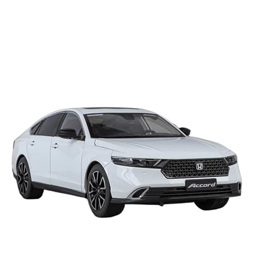 1 18 Für Honda Accord Metall Spielzeug Fahrzeuge SoundUnd Licht Sammeln Geburtstag Geschenk Für Junge Druckgussmodelle Motorfahrzeuge(White) von DUEVEL