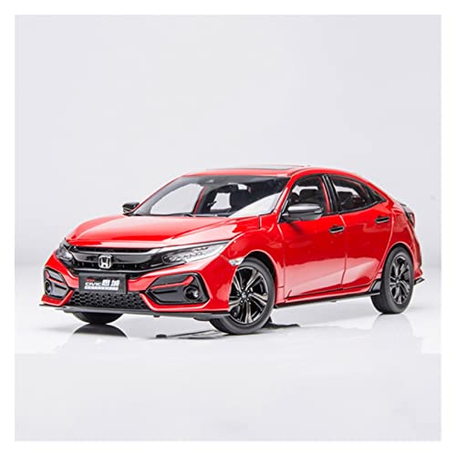 1 18 Für Honda Civic Legierung Automodell Statische Diecast Fahrzeug Simulation Erwachsenes Sammlerstück Souvenir Druckgussmodelle Motorfahrzeuge(Rot) von DUEVEL