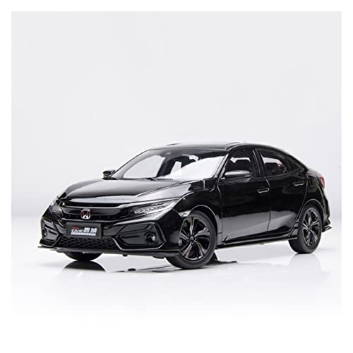 1 18 Für Honda Civic Legierung Automodell Statische Diecast Fahrzeug Simulation Erwachsenes Sammlerstück Souvenir Druckgussmodelle Motorfahrzeuge(Schwarz) von DUEVEL