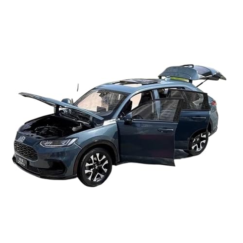 1 18 Für Honda ZR-V ZRV SUV Diecast Metall Modell Simulation Auto Hobby Feine Ornamente Sammlung Dekorationen Druckgussmodelle Motorfahrzeuge(Cyan) von DUEVEL