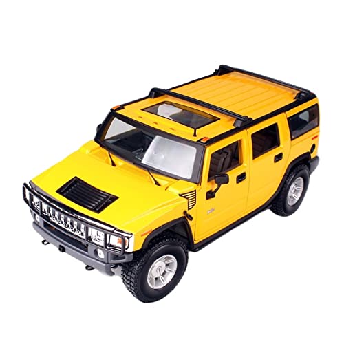 1 18 Für Hummer H2 2003 Offroad-Auto-Simulation Legierung Auto-Modell Die-Cast Craft Dekoration Sammlung Druckgussmodelle Motorfahrzeuge(B) von DUEVEL