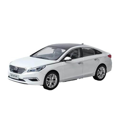 1 18 Für Hyundai 9. Generation Sonata Legierung Auto Modell Dekoration Sammeln Erwachsene Hobby Fans Statische Anzeige Druckgussmodelle Motorfahrzeuge(White) von DUEVEL
