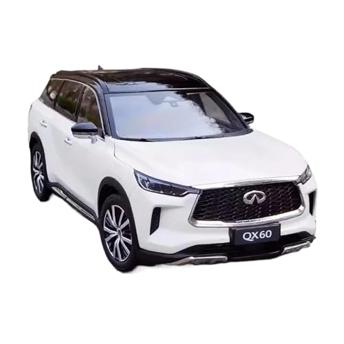 1 18 Für Infiniti Qx60 SUV 2022 Simulation Legierung Auto Modell Fan Sammlung Hause Dekoration Metall Ornamente Druckgussmodelle Motorfahrzeuge(White) von DUEVEL