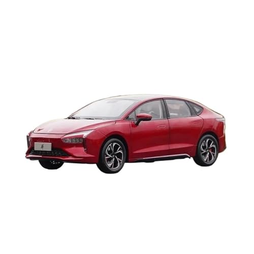1 18 Für JMEV Legierung Neue Energie Auto Modell Fertige Produkt Simulation Spielzeug Statische Modell Sammlung Geschenk Druckgussmodelle Motorfahrzeuge(Rot) von DUEVEL