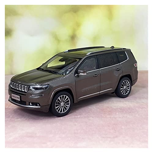 1 18 Für Jeep Commander K8 SUV Simulation Legierung Maßstab Geländewagen Modell Statisches Fahrzeug Sammlerstück Druckgussmodelle Motorfahrzeuge(Brown) von DUEVEL