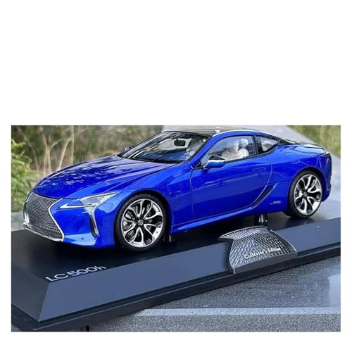 1 18 Für LC500h Scale Model Car Metal Collection Display Geschenke Für Freunde Und Verwandte Druckgussmodelle Motorfahrzeuge(Blau) von DUEVEL
