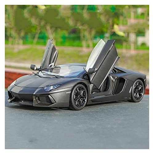 1 18 Für Lamborghini LP700-4 Supersportwagen Legierung Automodell Druckguss Spielzeugfahrzeug Sammlung Kinder Geschenke Druckgussmodelle Motorfahrzeuge(Schwarz) von DUEVEL