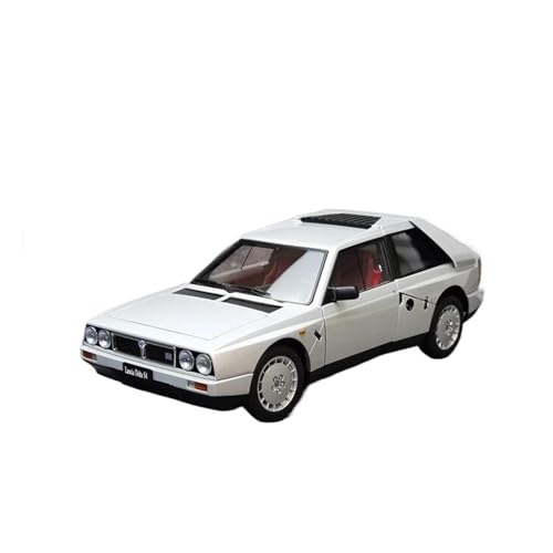 1 18 Für Lancia Delta S4 1985 Legierungsautomodell Druckguss-Metallfahrzeug Automodellsammlung Statische Ornamente Druckgussmodelle Motorfahrzeuge(White) von DUEVEL
