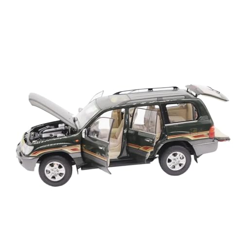 1 18 Für Land Cruiser LC100 SUV Legierung Diecast Modell Auto Spielzeug Fahrzeuge Autoenthusiasten Sammlung Modell Druckgussmodelle Motorfahrzeuge(Grün) von DUEVEL